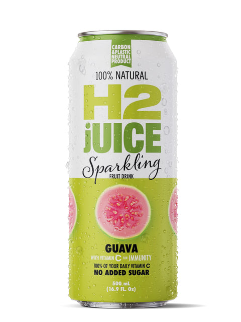 H2juice Sparkling Pink Guava 500ml x12