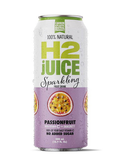 H2juice Sparkling Passionfruit 500ml x12