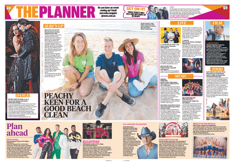H2coco and Surfing NSW's #surfsupcleanup gets on the Daily Telegraph!