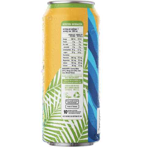 H2coco Coconut Water with Mango 500mL x12 can