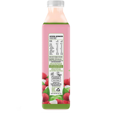 H2juice Lychee Juice 1.25L x 6