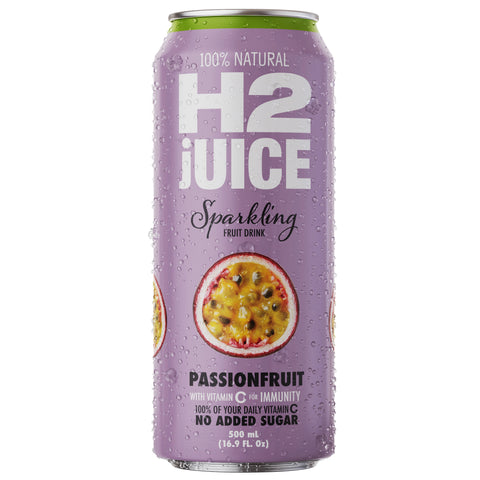 H2juice Sparkling Passionfruit 500ml x12