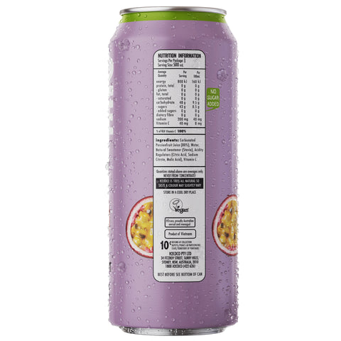 H2juice Sparkling Passionfruit 500ml x12