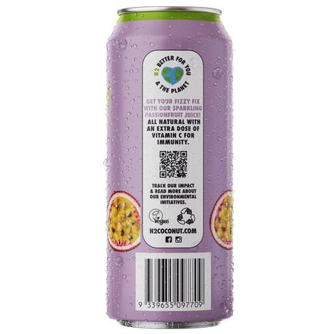 H2juice Sparkling Passionfruit 500ml x12