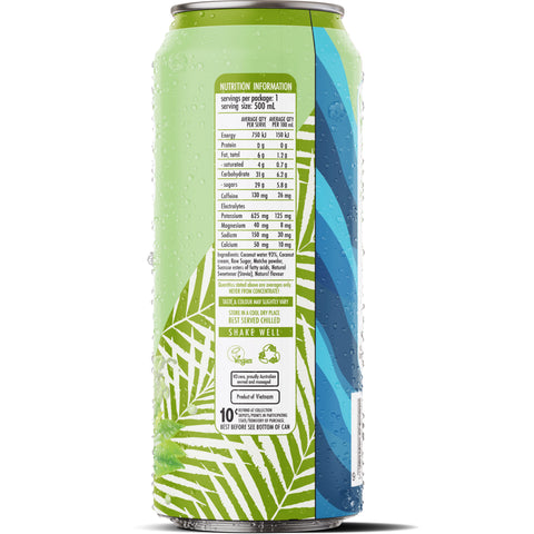 H2coco Matcha Latte Coconut Water 500 mL x 12 can