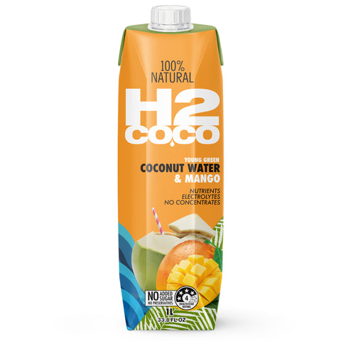 H2coco Mango Coconut Water 1L x6