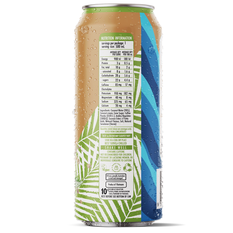 H2coco Iced Latte Coconut Water 500mL x8