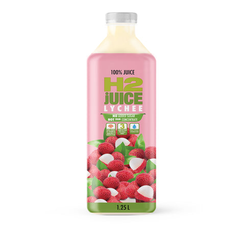 H2juice Lychee Juice 1.25L x 6