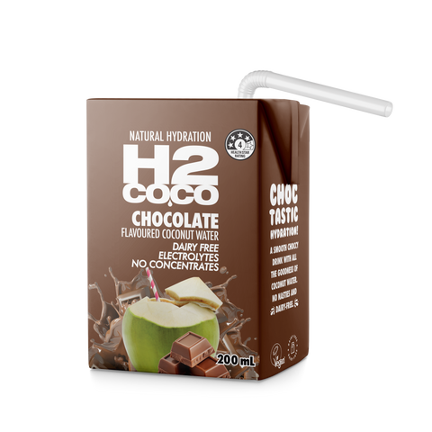 H2coco Pure Coconut Water & Chocolate Coconut Water 200mL - AVAILABLE AT WOOLWORTHS online store only