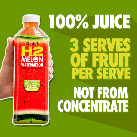 H2melon Watermelon Juice 1.25L x6