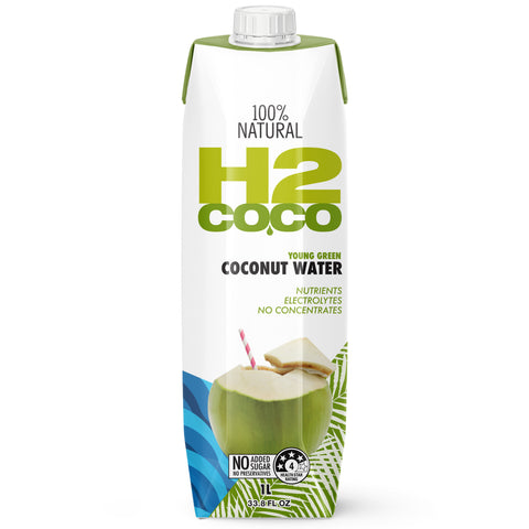 H2coco Pure Coconut Water 1L x6